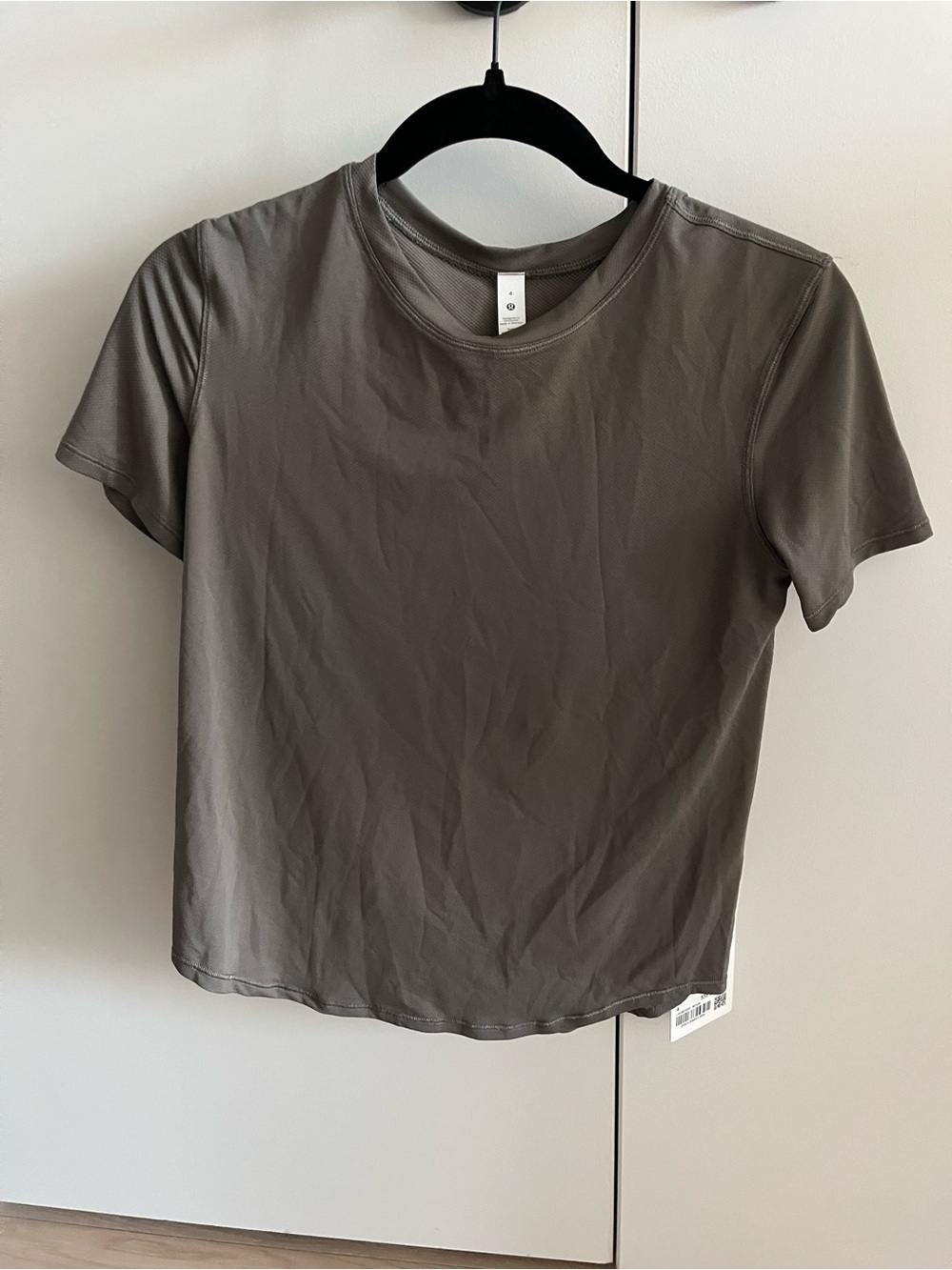 lululemon athletica high neck run and train tee